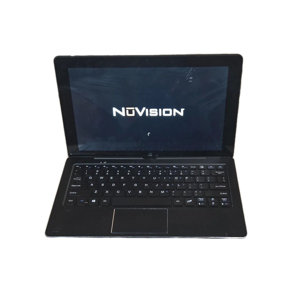 NuVision TM1ETW728L Tablet/Laptop Convertible Windows 10 Black Keyboard